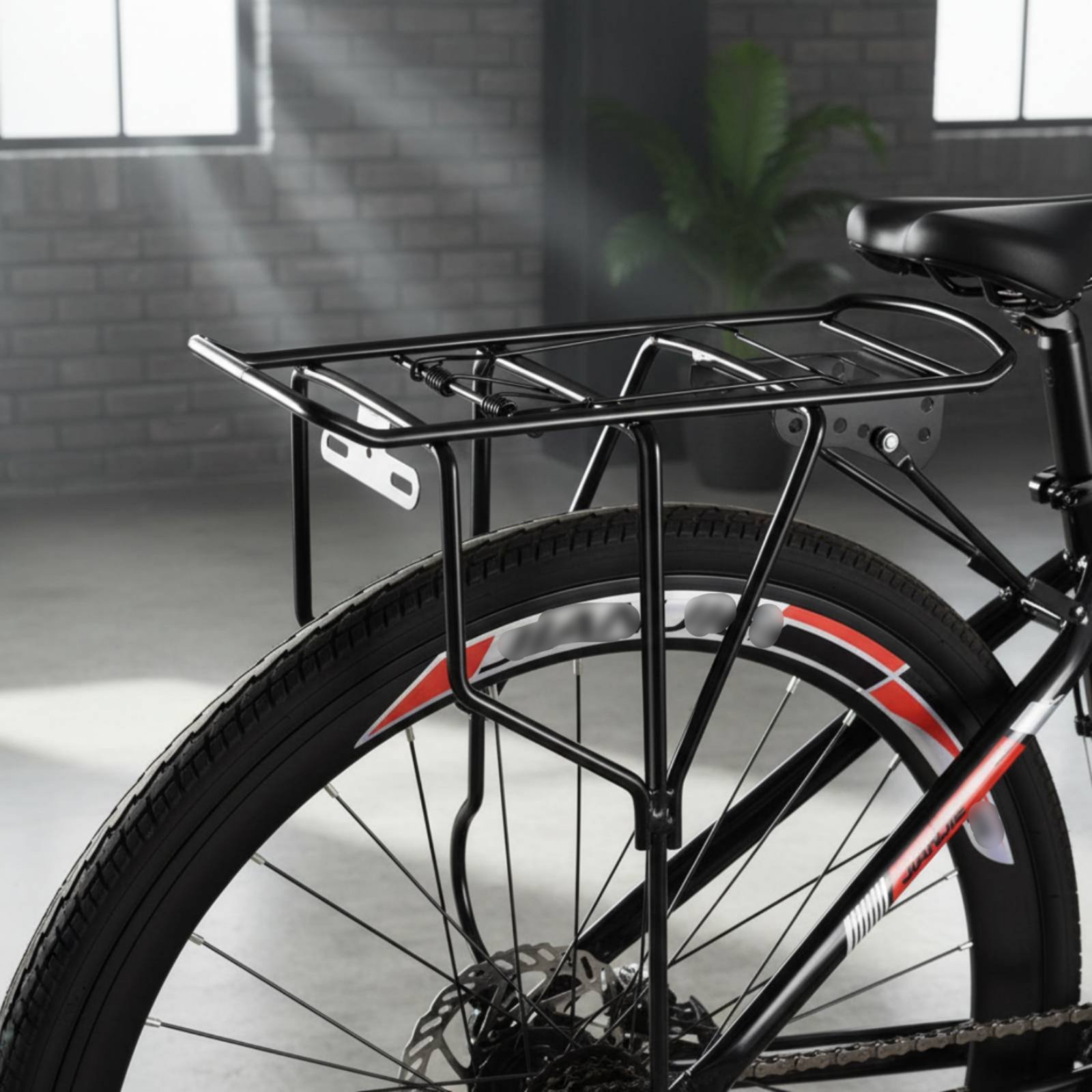 Commuter Cycling - Cycle Rear Rack Sturdy Construction Rear