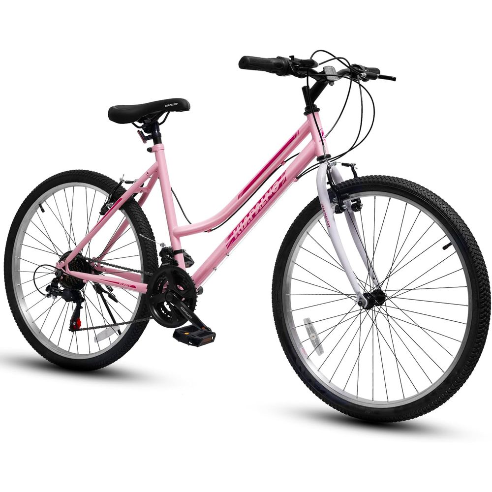 Cycling Commute Speed - 21-Speed 24/26 Inch Women's Mountain Bike