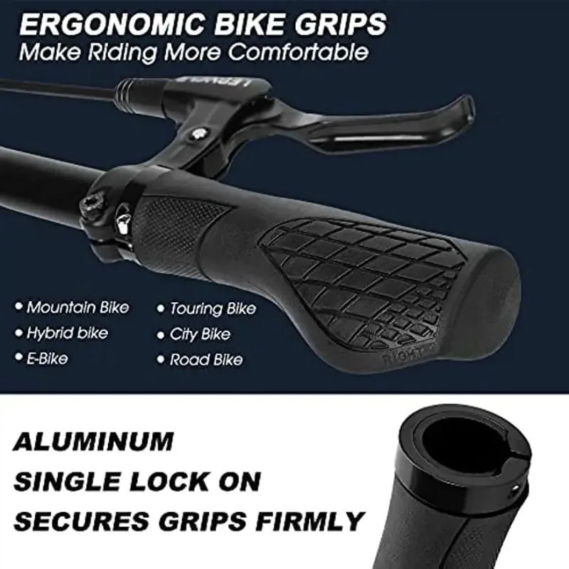 Alloy and Rubber Bike Grips -  - Commuting On Mountain Bike incelemesi ve fiyatı