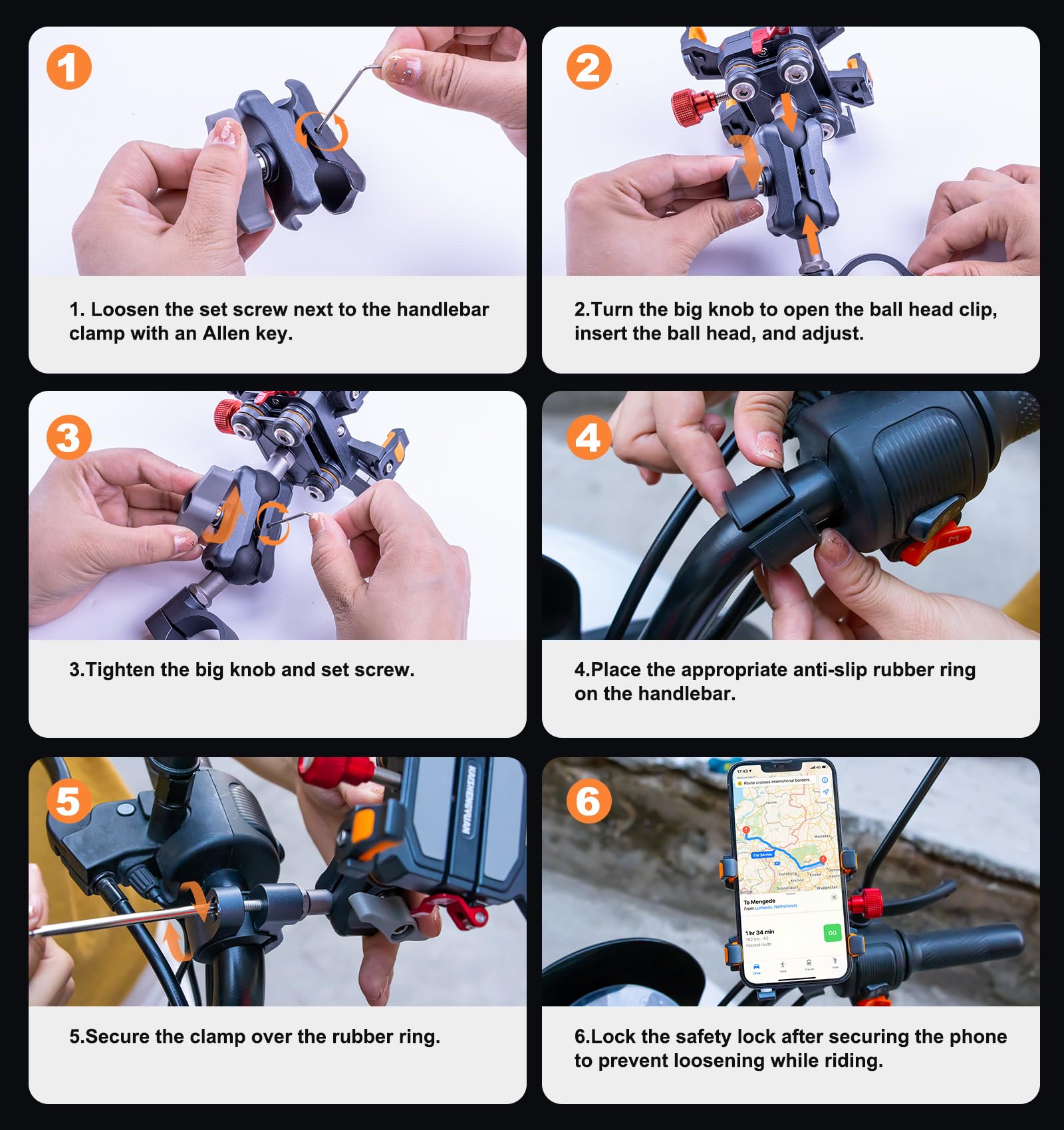 Heavy-Duty Motorcycle Phone Mo - U Lock Heavy Duty incelemesi ve fiyatı