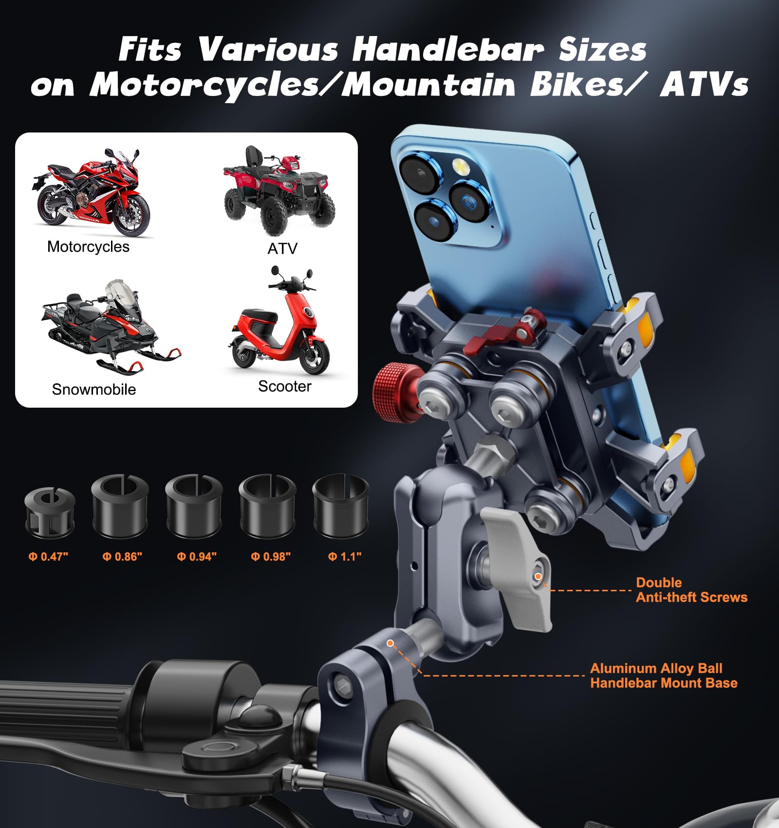 Heavy-Duty Motorcycle Phone Mo - U Lock Heavy Duty incelemesi ve fiyatı