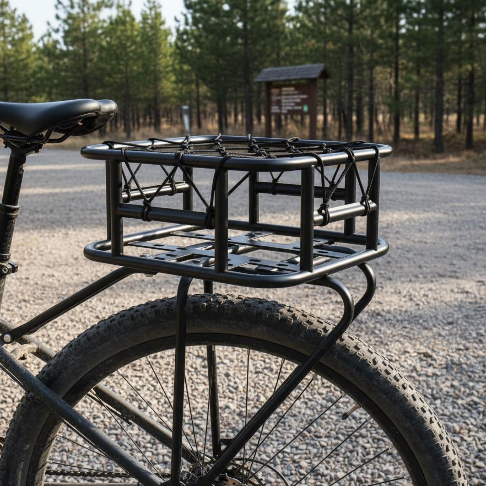 Mountain Bike Rear Basket Rust - Commuter Cycling incelemesi ve fiyatı