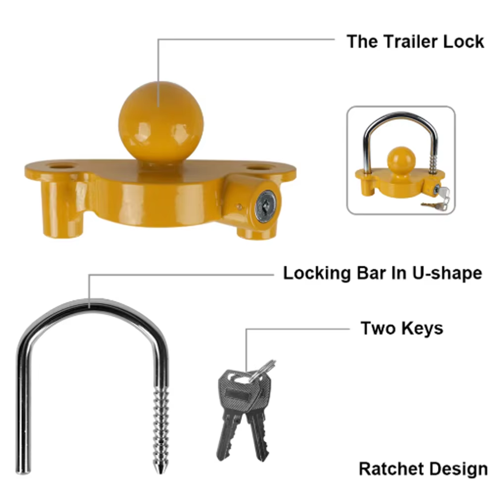 Heavy Duty Trailer Hitch Lock  - U Lock Heavy Duty incelemesi ve fiyatı