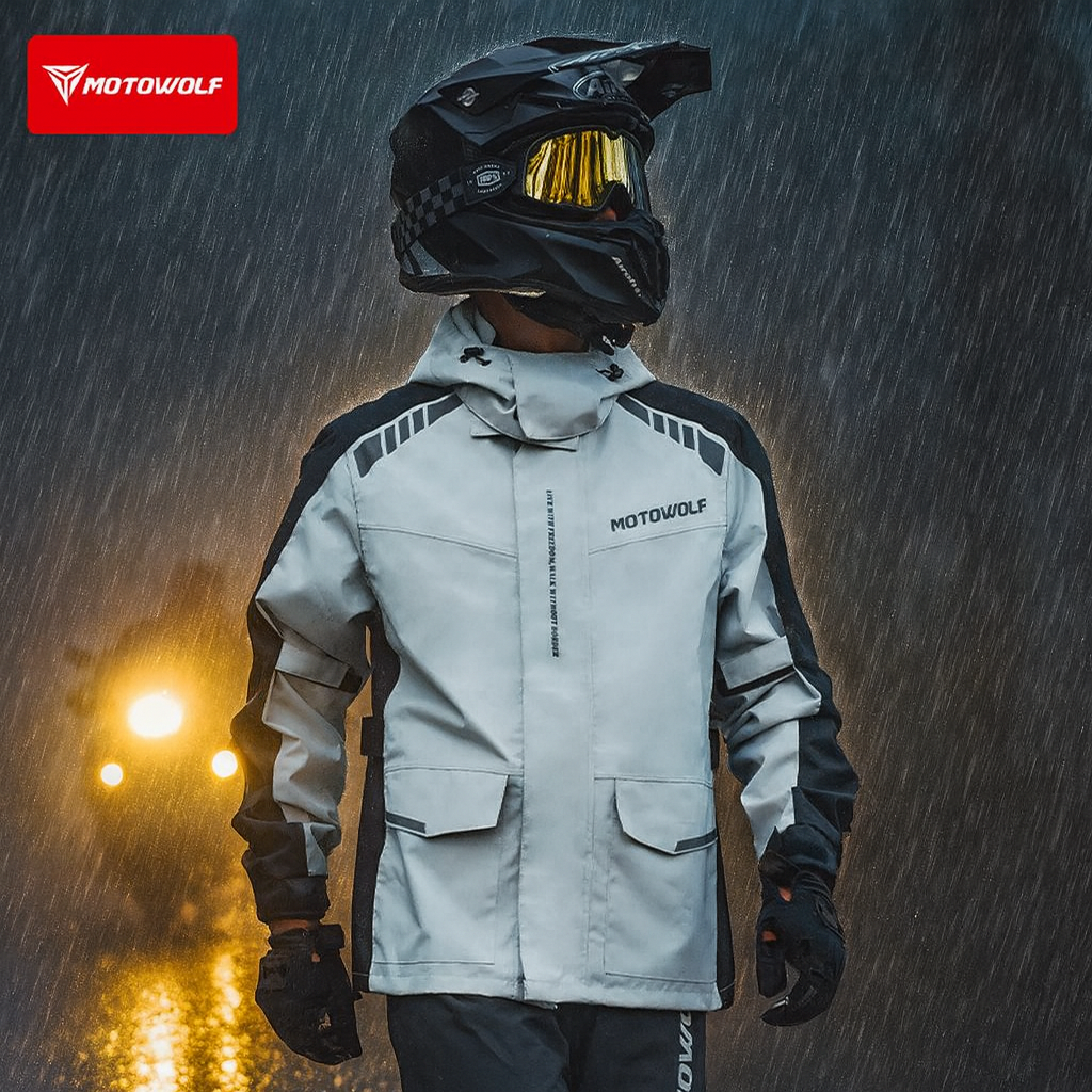Motorcycle Reflective Raincoat - Cycling Commuter Rain Jacket incelemesi ve fiyatı