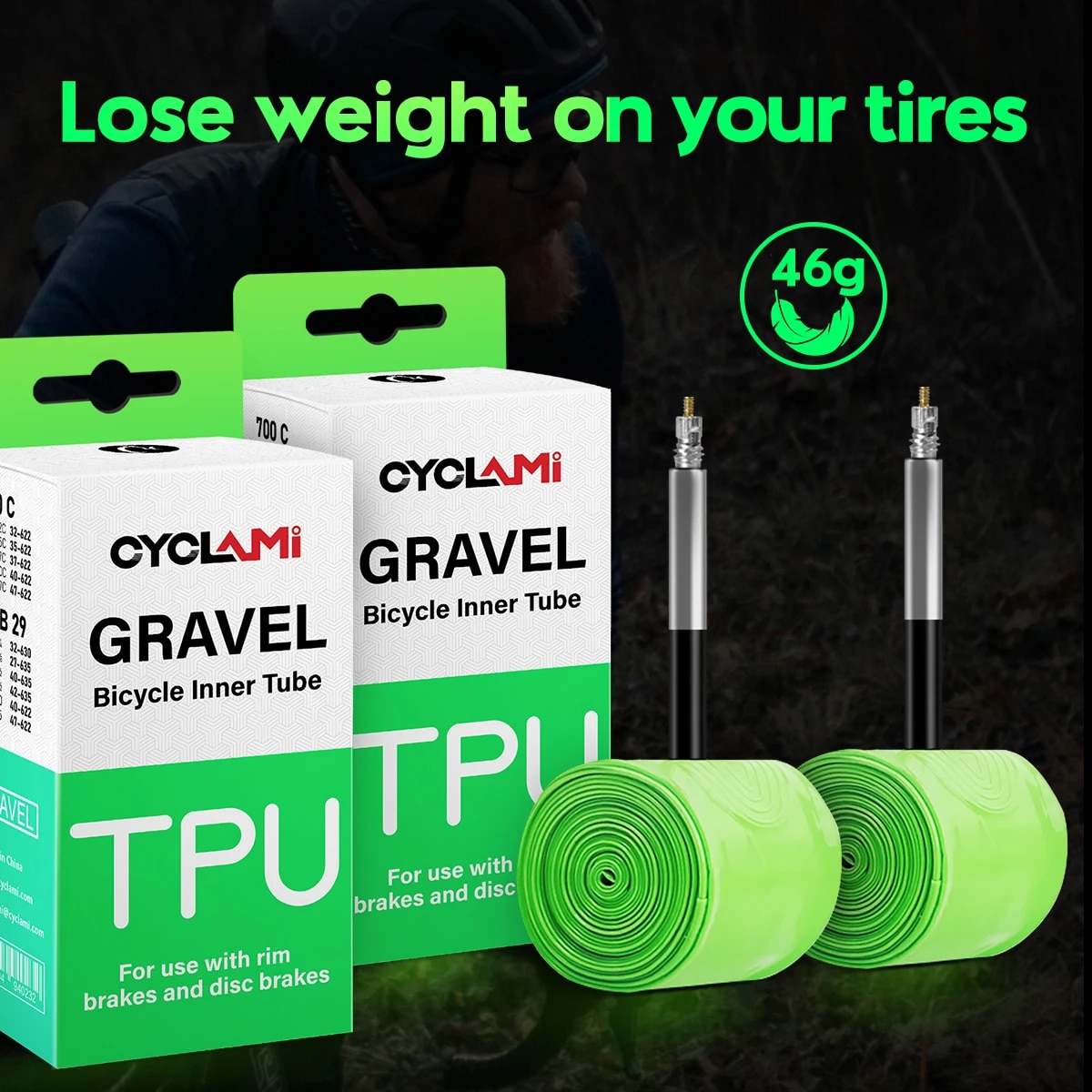CYCLAMI Ultralight Road MTB 29 - Inner Tube 700C incelemesi ve fiyatı