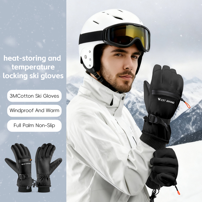 WEST BIKING 3M Cotton Ski Glov - Winter Cycling Commute Gear incelemesi ve fiyatı