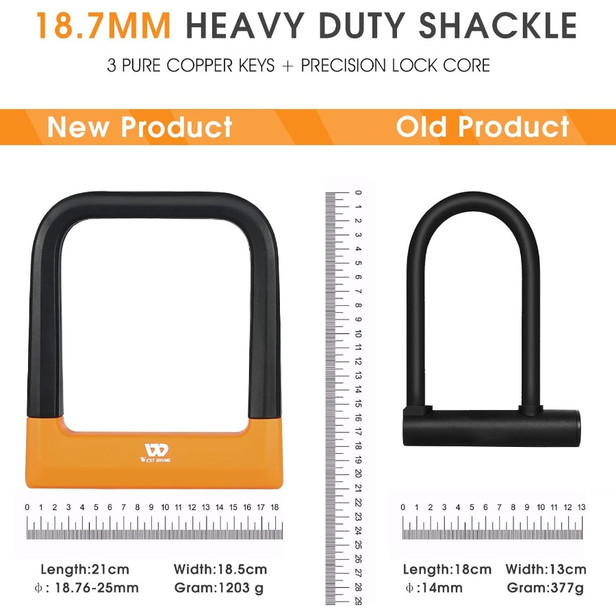 Heavy Duty AntiTheft Bicycle U - U Lock Heavy Duty incelemesi ve fiyatı
