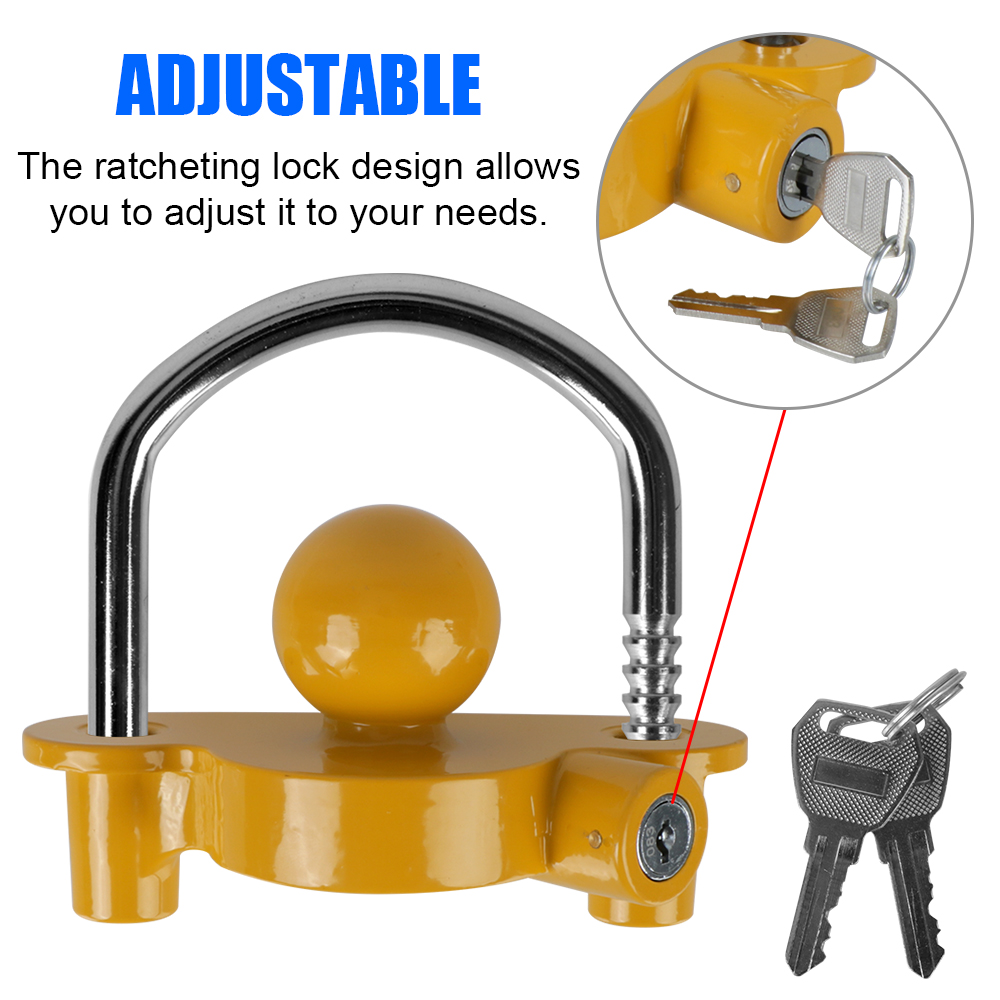 Tow Ball Security Anti-Theft T - U Lock Heavy Duty incelemesi ve fiyatı