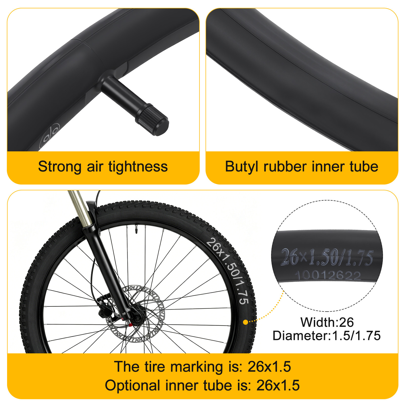 2Pcs Cycling Inner Tubes for S - Cycling Commute Speed incelemesi ve fiyatı