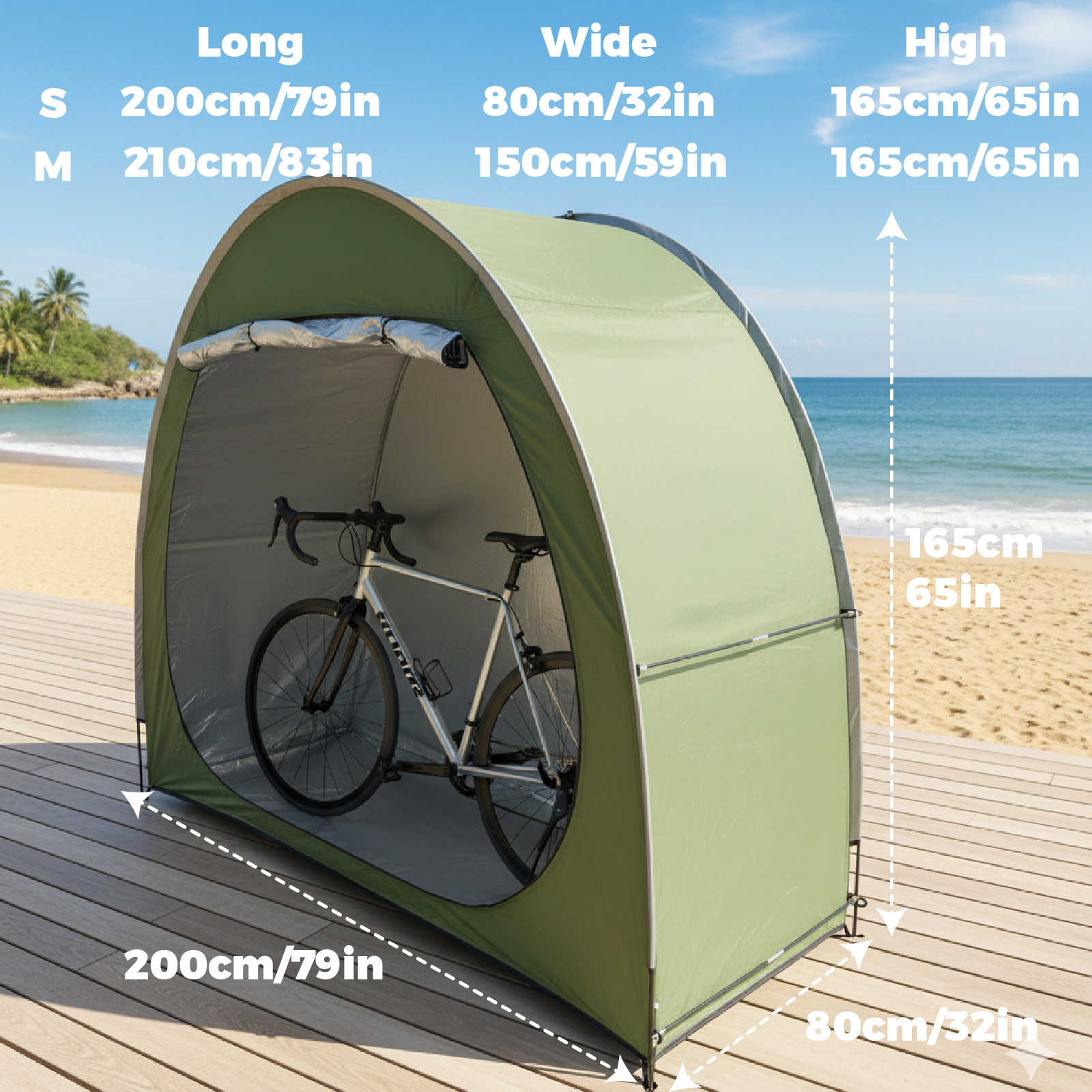 Portable Outdoor Bike Shelter  - Cycling Commute Bag incelemesi ve fiyatı