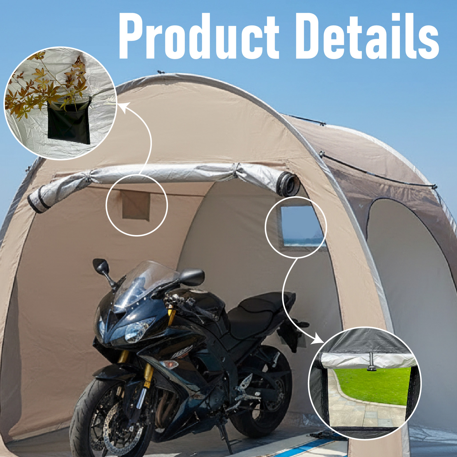Portable Outdoor Bike Shelter  - Cycling Commute Bag incelemesi ve fiyatı