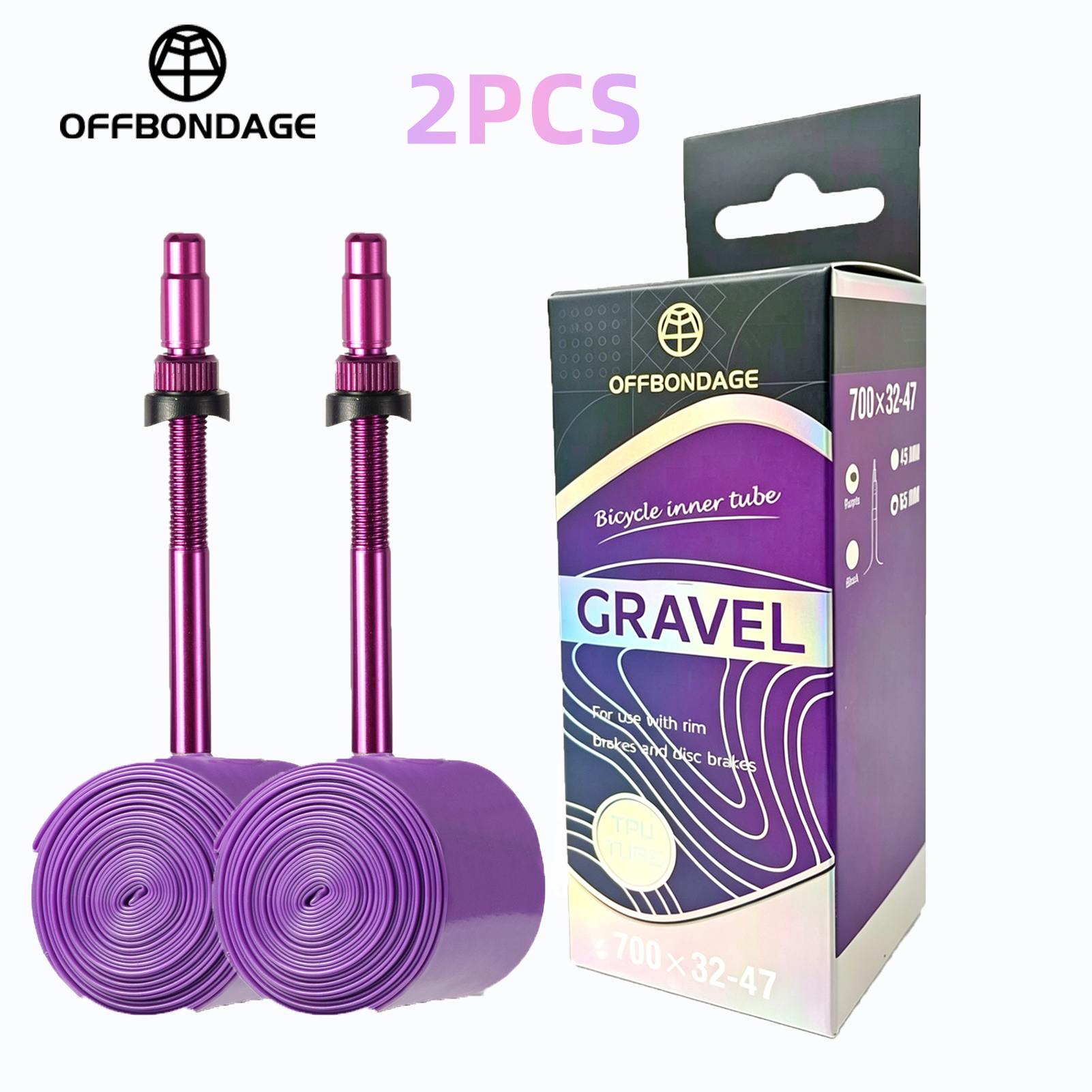 OFFBONDAGE 2pcs Bike TPU Inner - Inner Tube 700C incelemesi ve fiyatı