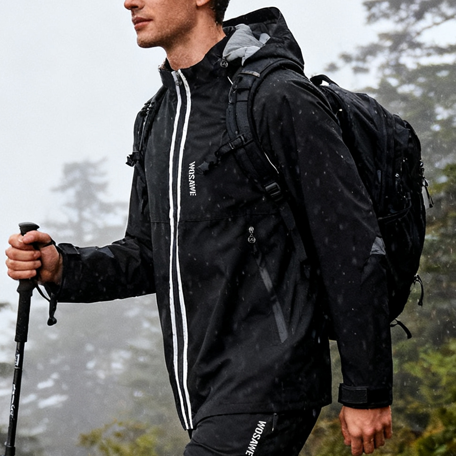 WOSAWE Motorcycle Raincoat 100 - Cycling Rain Jacket Commute incelemesi ve fiyatı