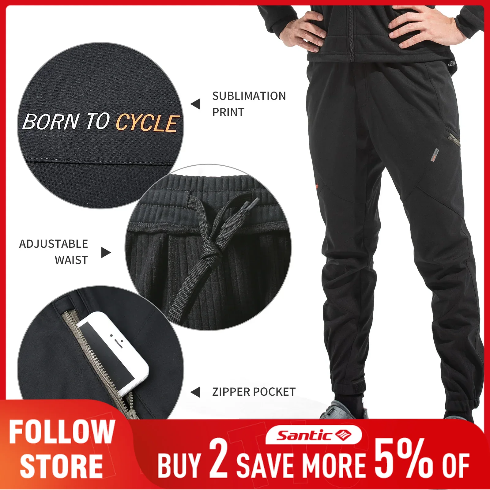 Santic Casual Cycling Pants Me - Cycling Commute Pants incelemesi ve fiyatı