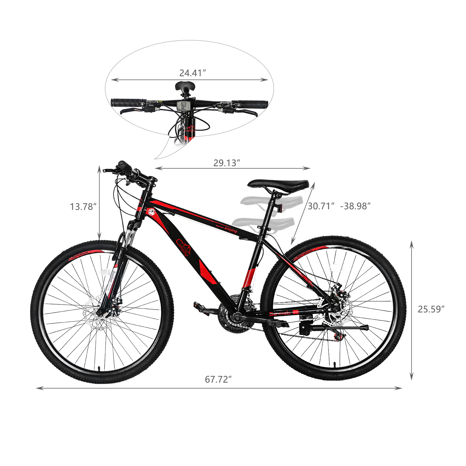 21 Speed Red Black Mountain Bi - Cycling Commute Speed incelemesi ve fiyatı