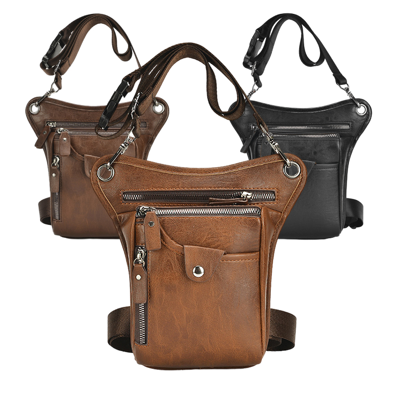 Vintage Pu Leather Waist Pack  - Cycling Commute Bag incelemesi ve fiyatı