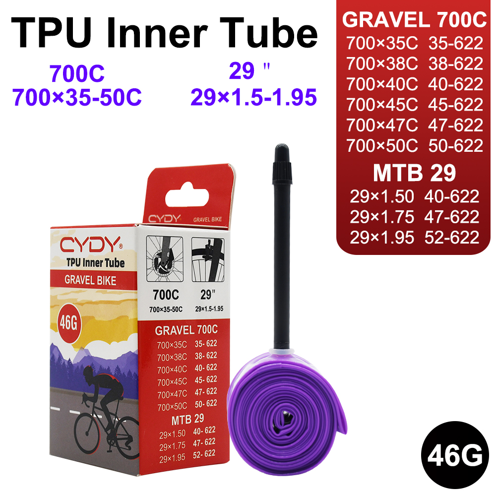 46g CYDY TPU gravel Bicycle In - Inner Tube 700C incelemesi ve fiyatı