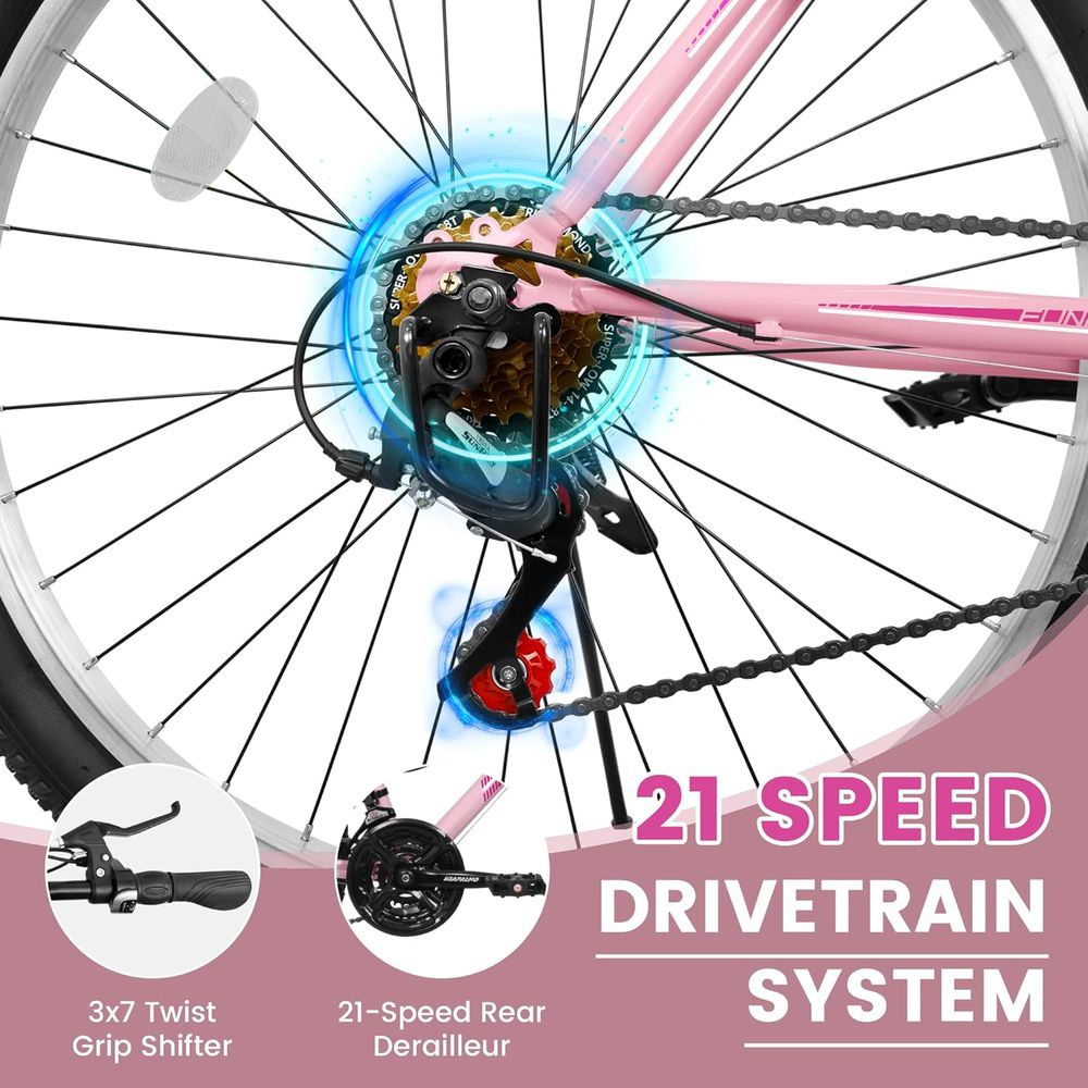 21-Speed 24/26 Inch Women's Mo - Cycling Commute Speed incelemesi ve fiyatı