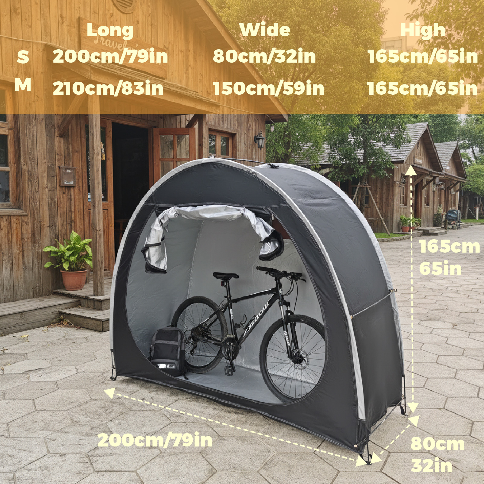 Portable Outdoor Bike Shelter  - Cycling Commute Bag incelemesi ve fiyatı