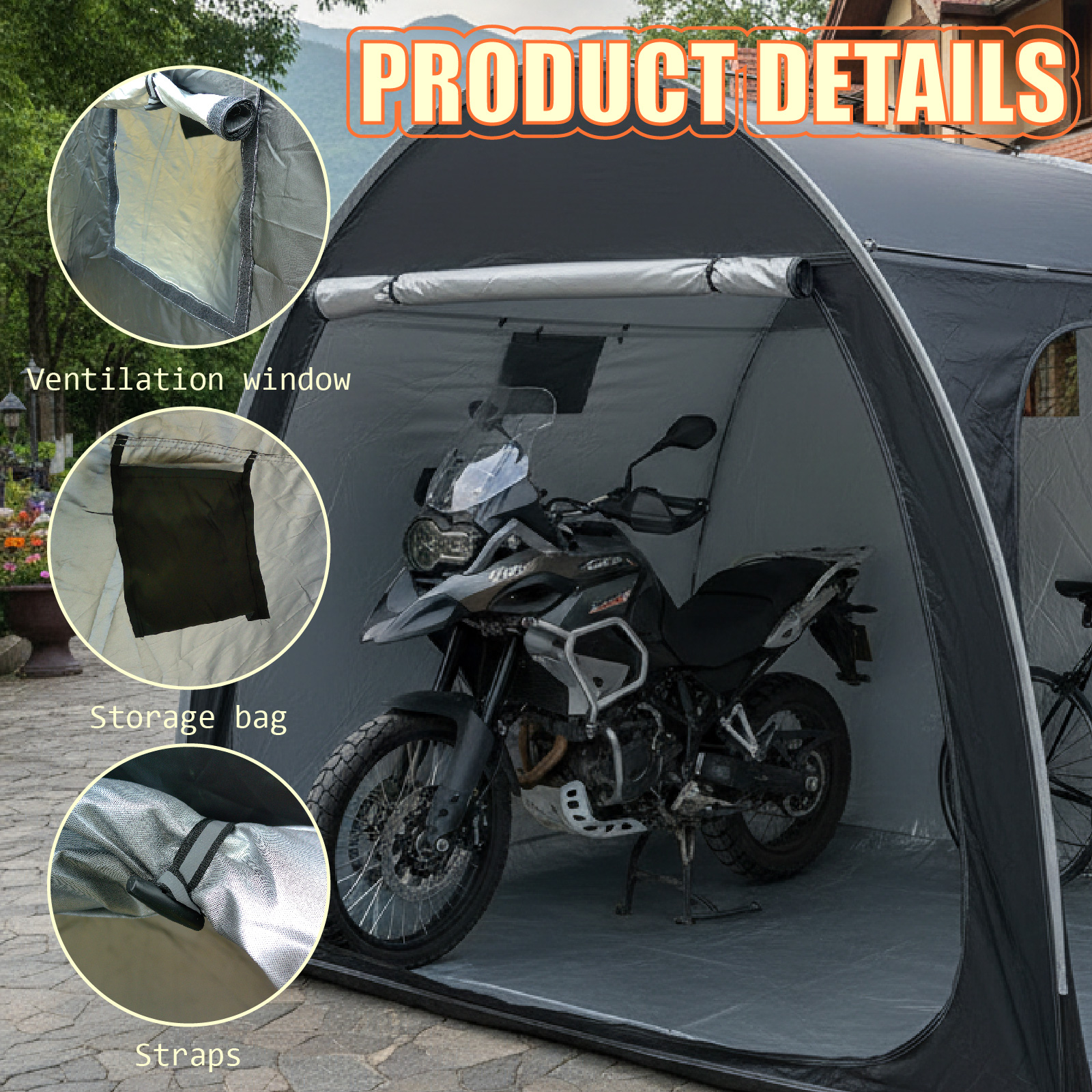 Portable Outdoor Bike Shelter  - Cycling Commute Bag incelemesi ve fiyatı