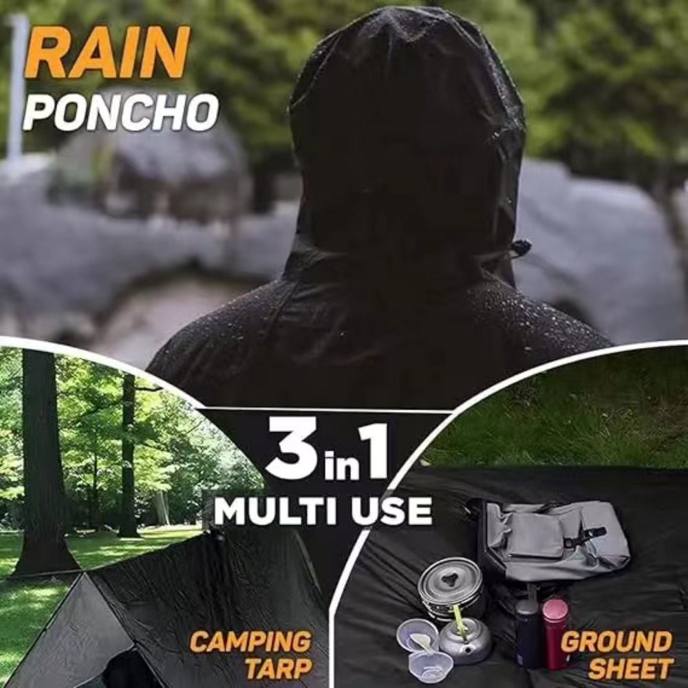 Waterproof Rain Poncho Lightwe - Cycling Rain Jacket Commute incelemesi ve fiyatı