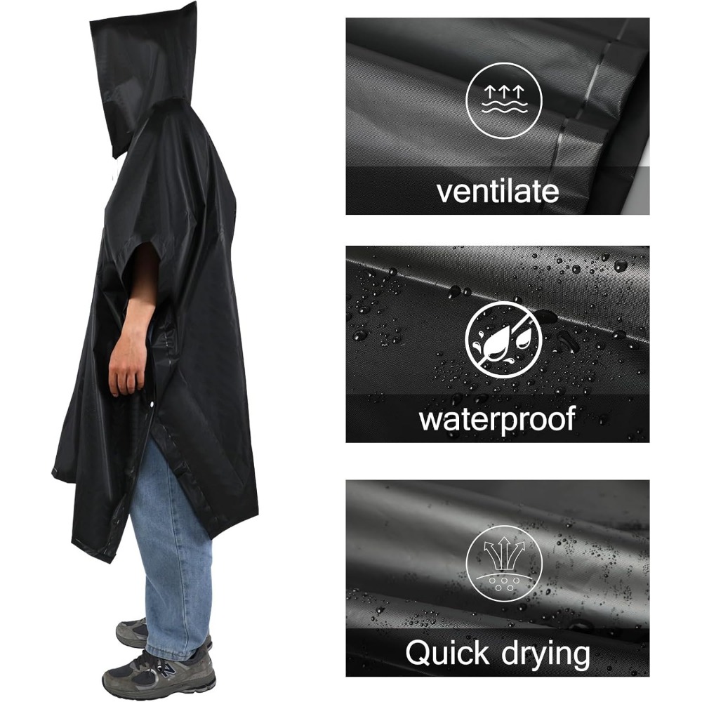 Waterproof Rain Poncho Lightwe - Cycling Rain Jacket Commute incelemesi ve fiyatı