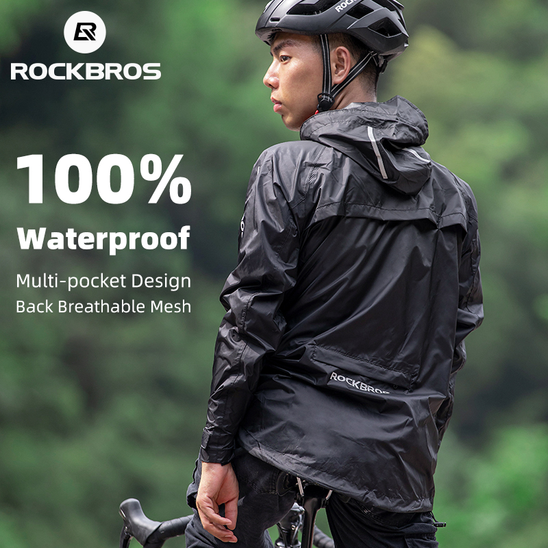 ROCKBROS Waterproof Cycling Ra - Cycling Rain Jacket Commute incelemesi ve fiyatı